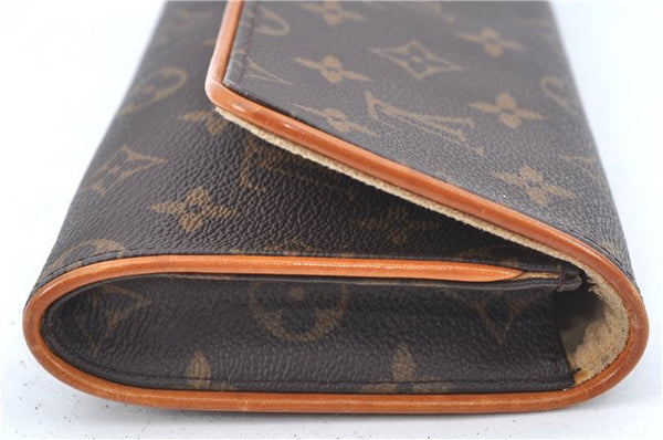 Authentic Louis Vuitton Monogram Pochette Twin GM Shoulder Bag M51852 LV J6313
