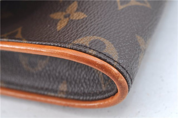 Authentic Louis Vuitton Monogram Pochette Twin GM Shoulder Bag M51852 LV J6313