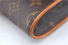 Authentic Louis Vuitton Monogram Pochette Twin GM Shoulder Bag M51852 LV J6313