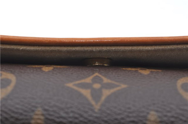 Authentic Louis Vuitton Monogram Pochette Twin GM Shoulder Bag M51852 LV J6313