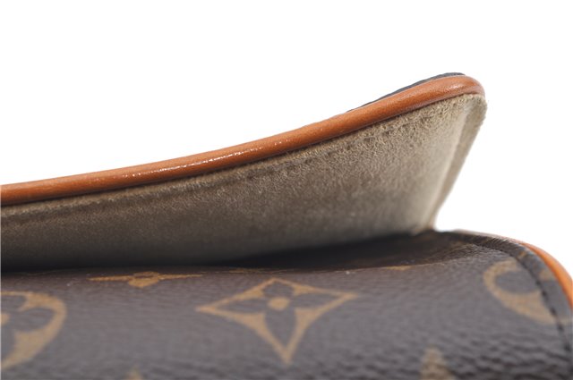 Authentic Louis Vuitton Monogram Pochette Twin GM Shoulder Bag M51852 LV J6313