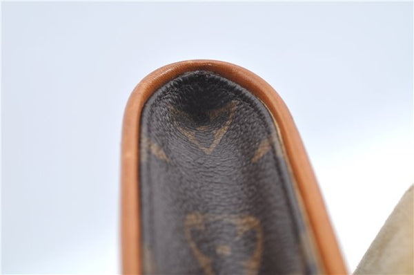 Authentic Louis Vuitton Monogram Pochette Twin GM Shoulder Bag M51852 LV J6313