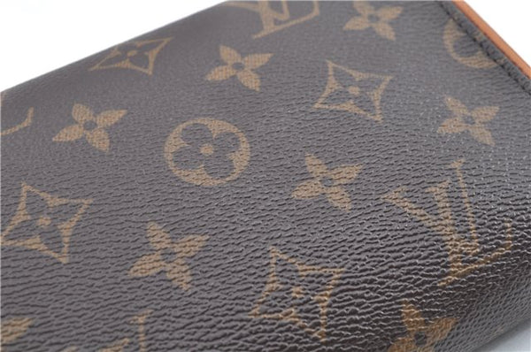Authentic Louis Vuitton Monogram Pochette Twin GM Shoulder Bag M51852 LV J6313