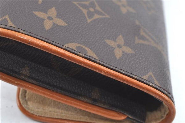 Authentic Louis Vuitton Monogram Pochette Twin GM Shoulder Bag M51852 LV J6313