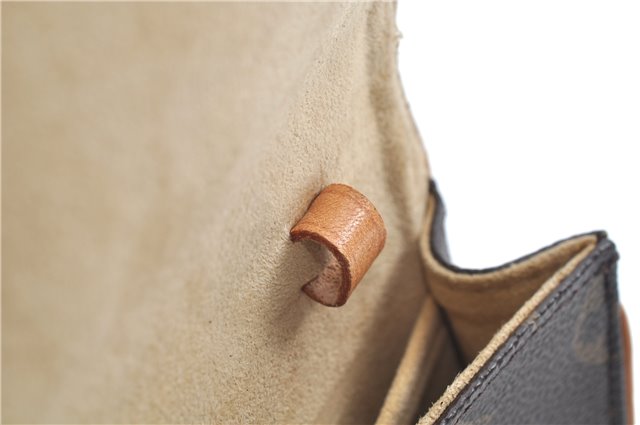 Authentic Louis Vuitton Monogram Pochette Twin GM Shoulder Bag M51852 LV J6313