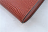 Authentic Louis Vuitton Epi Pochette Accessoires Pouch Brown M52953 LV J6335