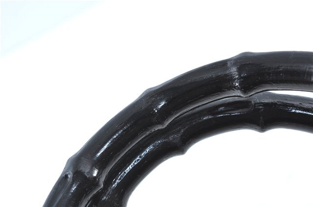 Authentic GUCCI Bamboo 2way Hand Shoulder Bag Purse Leather 0021035 Black J6337