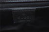 Authentic GUCCI Bamboo 2way Hand Shoulder Bag Purse Leather 0021035 Black J6337