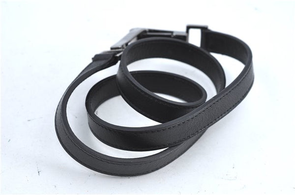 Authentic GUCCI Bamboo 2way Hand Shoulder Bag Purse Leather 0021035 Black J6337