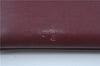 Authentic Christian Dior Clutch Hand Bag Purse Leather Red CD Junk J6340