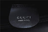 Authentic GUCCI Bamboo 2Way Shoulder Cross Hand Bag Nylon Leather Black J6349