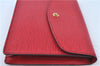 Authentic Louis Vuitton Epi Montaigne 27 Clutch Hand Bag Red M52657 LV J6351