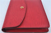 Authentic Louis Vuitton Epi Montaigne 27 Clutch Hand Bag Red M52657 LV J6351