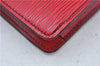 Authentic Louis Vuitton Epi Montaigne 27 Clutch Hand Bag Red M52657 LV J6351