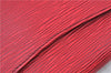 Authentic Louis Vuitton Epi Montaigne 27 Clutch Hand Bag Red M52657 LV J6351