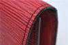 Authentic Louis Vuitton Epi Montaigne 27 Clutch Hand Bag Red M52657 LV J6351