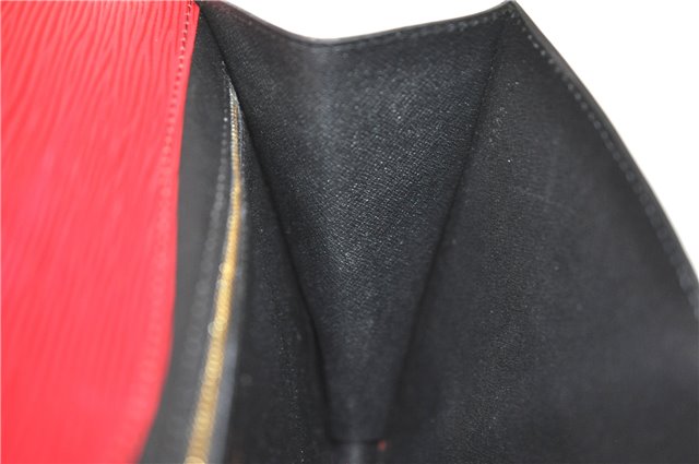 Authentic Louis Vuitton Epi Montaigne 27 Clutch Hand Bag Red M52657 LV J6351
