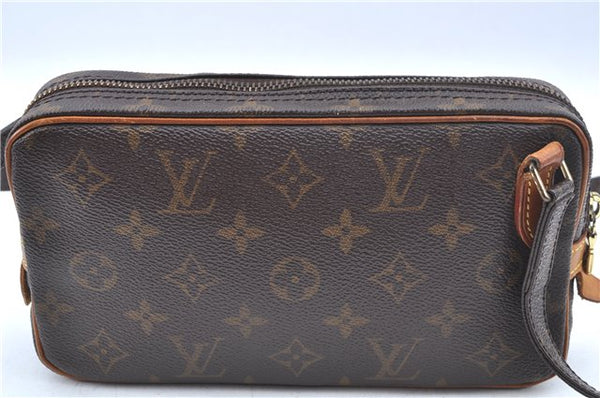 Auth Louis Vuitton Monogram Marly Bandouliere Shoulder Cross Bag M51828 LV J6358