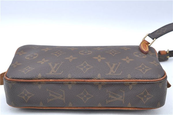 Auth Louis Vuitton Monogram Marly Bandouliere Shoulder Cross Bag M51828 LV J6358