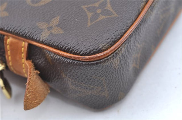 Auth Louis Vuitton Monogram Marly Bandouliere Shoulder Cross Bag M51828 LV J6358