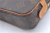 Auth Louis Vuitton Monogram Marly Bandouliere Shoulder Cross Bag M51828 LV J6358