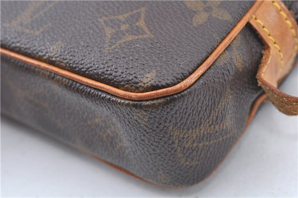 Auth Louis Vuitton Monogram Marly Bandouliere Shoulder Cross Bag M51828 LV J6358