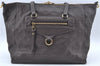 Auth Louis Vuitton Monogram Empreinte Lumineuse PM Tote Bag M94170 Brown J6360