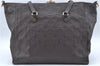 Auth Louis Vuitton Monogram Empreinte Lumineuse PM Tote Bag M94170 Brown J6360