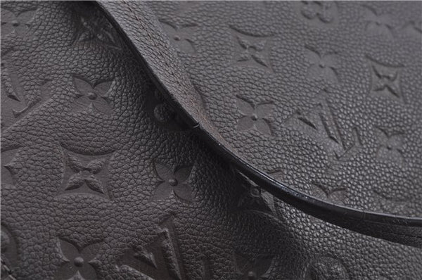 Auth Louis Vuitton Monogram Empreinte Lumineuse PM Tote Bag M94170 Brown J6360