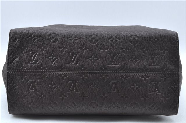 Auth Louis Vuitton Monogram Empreinte Lumineuse PM Tote Bag M94170 Brown J6360