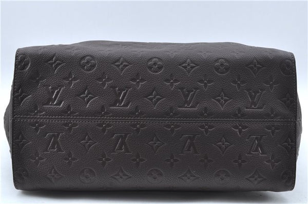 Auth Louis Vuitton Monogram Empreinte Lumineuse PM Tote Bag M94170 Brown J6360