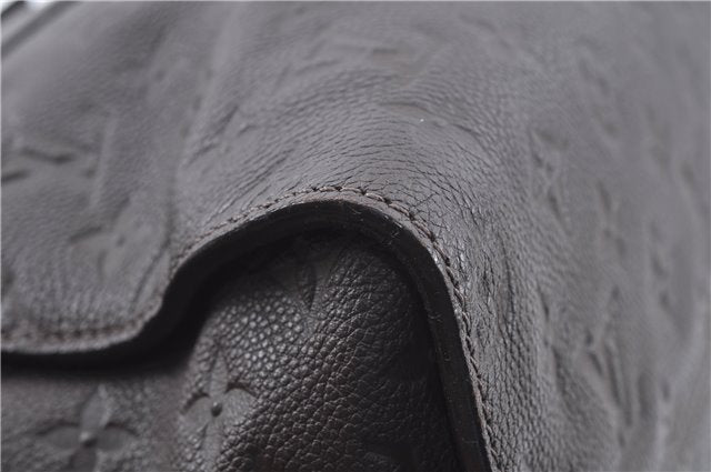 Auth Louis Vuitton Monogram Empreinte Lumineuse PM Tote Bag M94170 Brown J6360