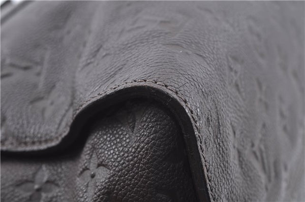 Auth Louis Vuitton Monogram Empreinte Lumineuse PM Tote Bag M94170 Brown J6360