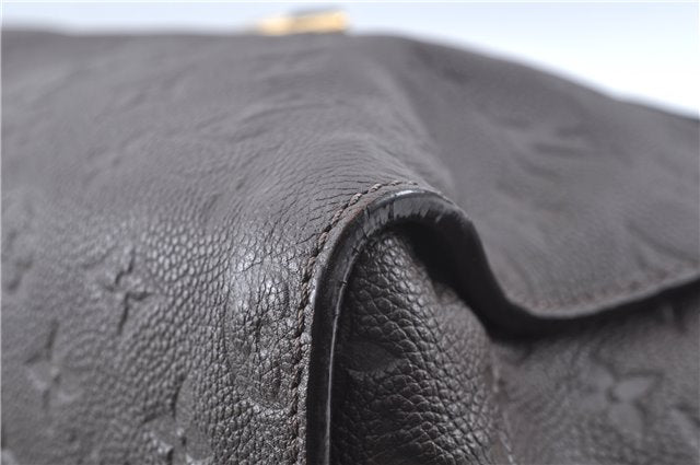 Auth Louis Vuitton Monogram Empreinte Lumineuse PM Tote Bag M94170 Brown J6360