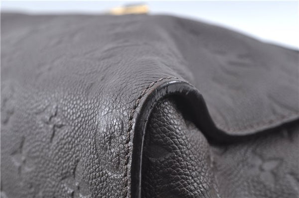 Auth Louis Vuitton Monogram Empreinte Lumineuse PM Tote Bag M94170 Brown J6360