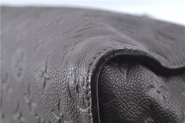 Auth Louis Vuitton Monogram Empreinte Lumineuse PM Tote Bag M94170 Brown J6360