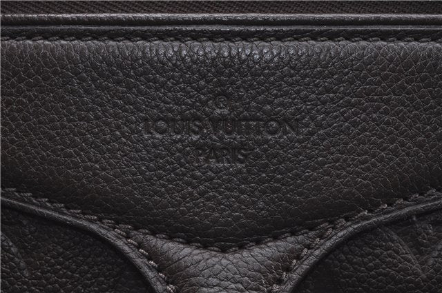 Auth Louis Vuitton Monogram Empreinte Lumineuse PM Tote Bag M94170 Brown J6360