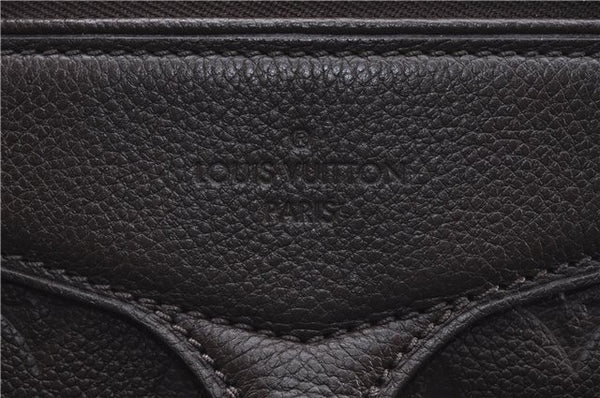 Auth Louis Vuitton Monogram Empreinte Lumineuse PM Tote Bag M94170 Brown J6360