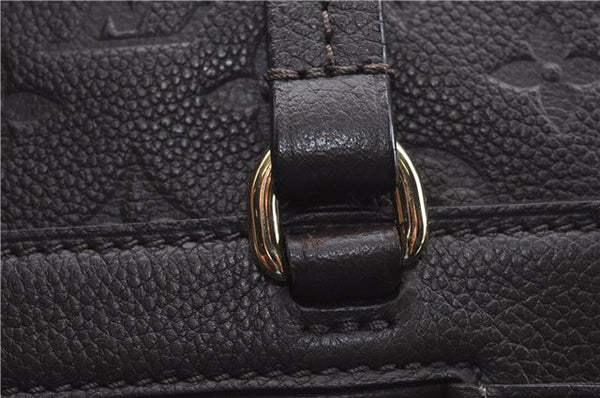 Auth Louis Vuitton Monogram Empreinte Lumineuse PM Tote Bag M94170 Brown J6360