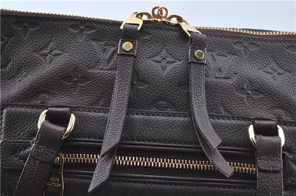 Auth Louis Vuitton Monogram Empreinte Lumineuse PM Tote Bag M94170 Brown J6360