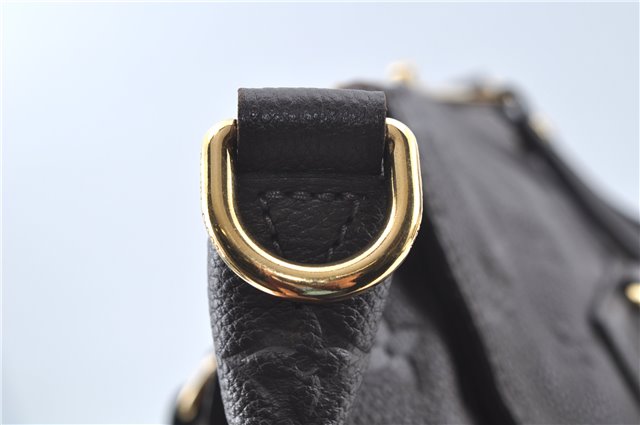 Auth Louis Vuitton Monogram Empreinte Lumineuse PM Tote Bag M94170 Brown J6360