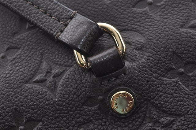 Auth Louis Vuitton Monogram Empreinte Lumineuse PM Tote Bag M94170 Brown J6360