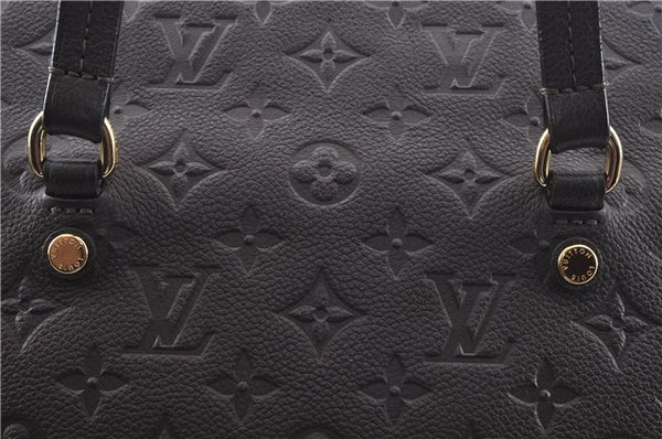 Auth Louis Vuitton Monogram Empreinte Lumineuse PM Tote Bag M94170 Brown J6360
