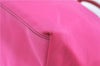 Authentic PRADA Nylon Enamel Shoulder Clutch Bag Purse Pink Junk J6361