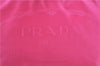 Authentic PRADA Nylon Enamel Shoulder Clutch Bag Purse Pink Junk J6361