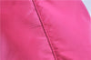 Authentic PRADA Nylon Enamel Shoulder Clutch Bag Purse Pink Junk J6361