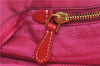 Authentic PRADA Nylon Enamel Shoulder Clutch Bag Purse Pink Junk J6361