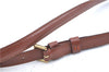 Authentic Louis Vuitton Leather Shoulder Strap Brown 38.6-45.7" LV J6375