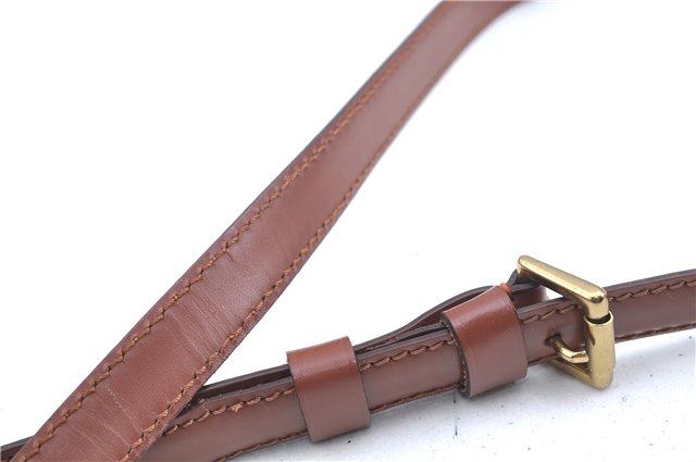 Authentic Louis Vuitton Leather Shoulder Strap Brown 38.6-45.7