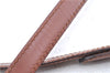 Authentic Louis Vuitton Leather Shoulder Strap Brown 38.6-45.7" LV J6375